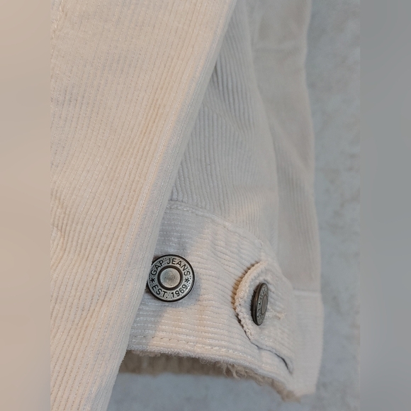 Gap Button Down Lined Jacket  Sz L   Box - Picture 6 of 10